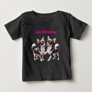 Chihuahua roliga valpar t shirt