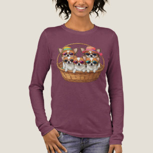 Chihuahua roliga valpar t shirt