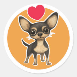 Chihuahua Runt Klistermärke