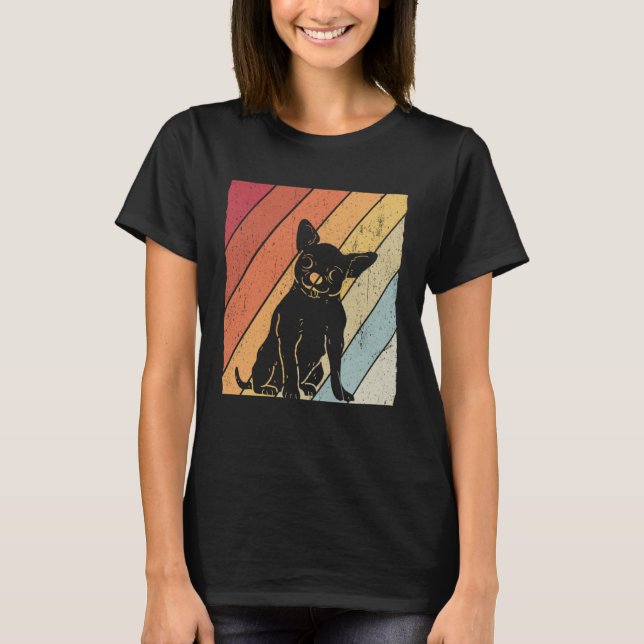 Chihuahua säger t shirt (Framsida)