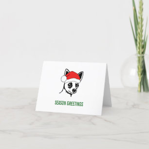 Chihuahua Santa Hat Tack Kort