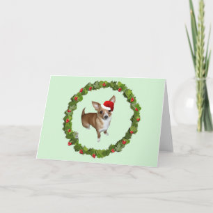 Chihuahua Santa Helgkort