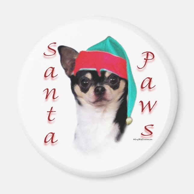 Chihuahua Santa Tassar Magnet (Framsidan)