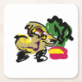 Chihuahua set underlägg papper kvadrat