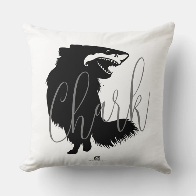 Chihuahua + Shark = Chark Kudde (Framsida)