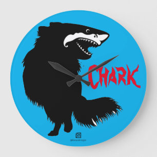 Chihuahua + Shark = Chark Stor Klocka