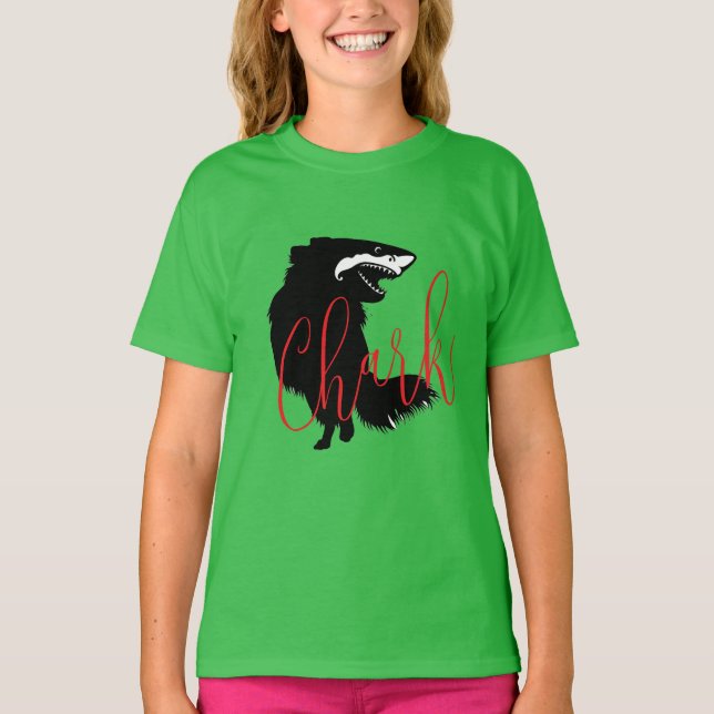 Chihuahua + Shark = Chark T Shirt (Framsida)