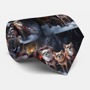 Chihuahua Snowy Sleigh-juldekretet Slips