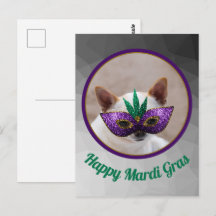 Chihuahua söt Lycklig Mardi Gras sparkly mask