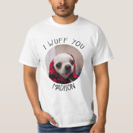 Chihuahua söt väska om kärlek Valentineser Anpassa T Shirt