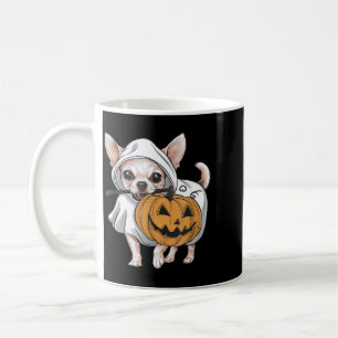 Chihuahua spökhund Halloween Kaffemugg
