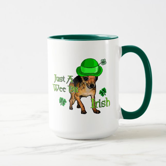 Chihuahua St patrick's day Mugg (Höger)