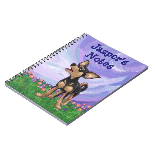 Chihuahua Stationery Anteckningsbok Med Spiral (Vänstra Sidan)