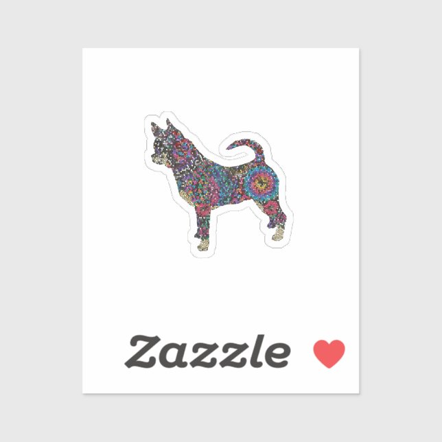 Chihuahua sticker klistermärken (Ark)