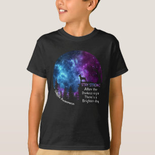 Chihuahua Suicide Awareness Strong Hundägare T Shirt