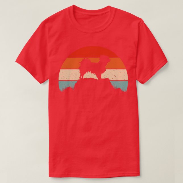 Chihuahua Sunset Retro T Shirt (Design framsida)