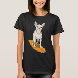 Chihuahua Surfer Surfboard T Shirt
