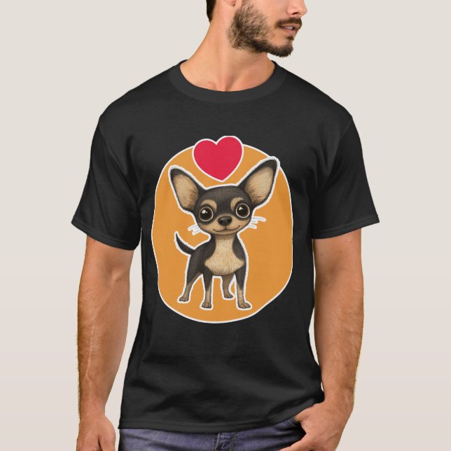 Chihuahua T Shirt (Framsida)