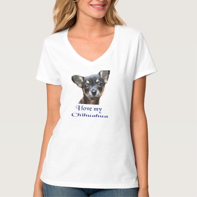 Chihuahua T Shirt (Framsida)