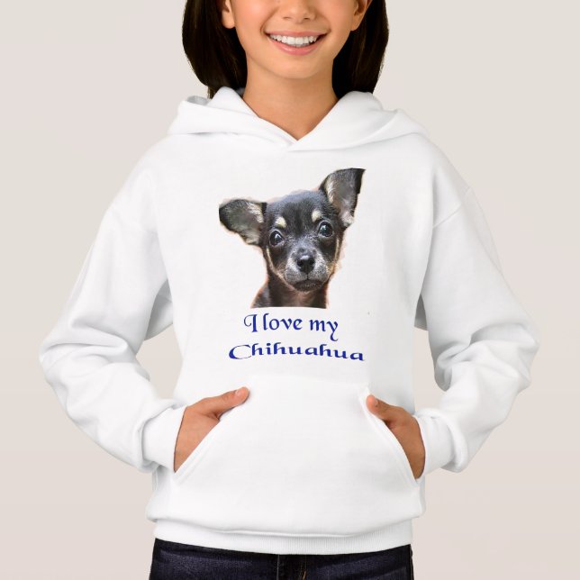 Chihuahua t-shirt. t shirt (Framsida)