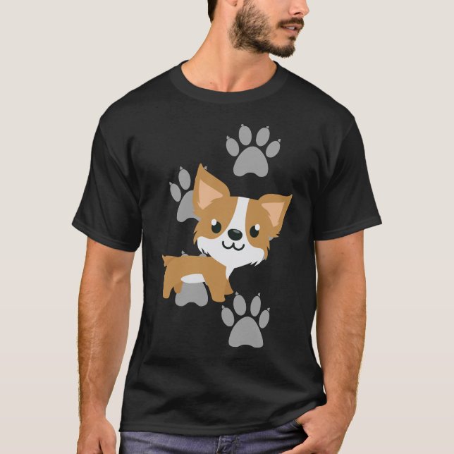 Chihuahua Tass T Shirt (Framsida)