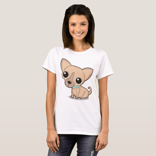 Chihuahua Tee Shirt (Hel framsida)