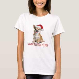 CHIHUAHUA Tomtens lilla ylaren julvalp T Shirt