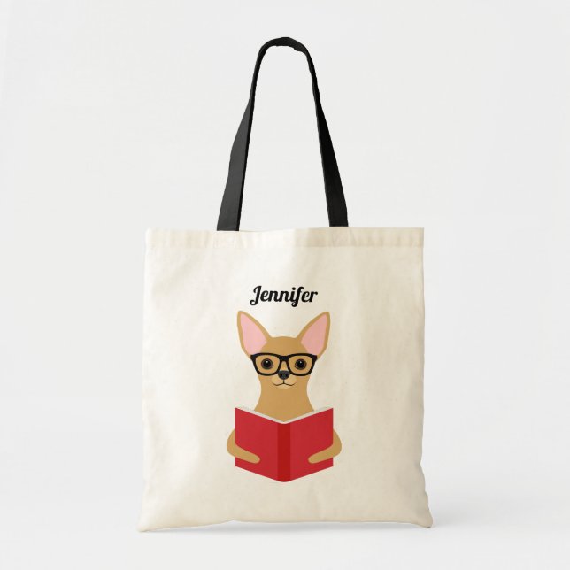 Chihuahua Tote bags Tygkasse (Framsidan)
