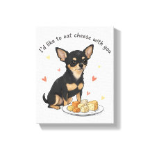 Chihuahua utsträckt canvastryck