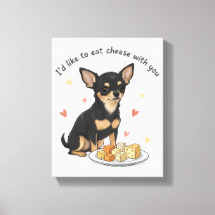 Chihuahua utsträckt canvastryck