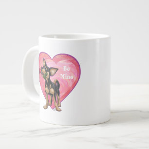 Chihuahua Valentindagen Jumbo Mugg