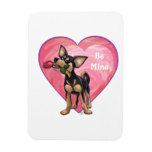 Chihuahua Valentindagen Magnet