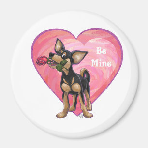 Chihuahua Valentindagen Magnet