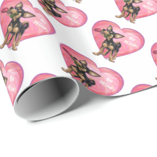 Chihuahua Valentindagen Presentpapper