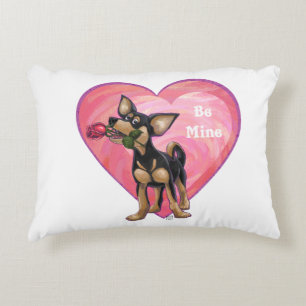 Chihuahua Valentindagen Prydnadskudde