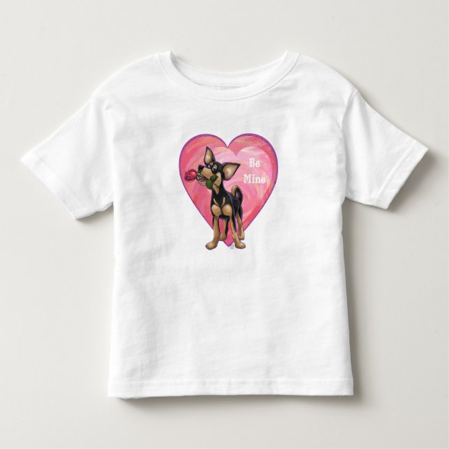 Chihuahua Valentindagen Tee (Framsida)