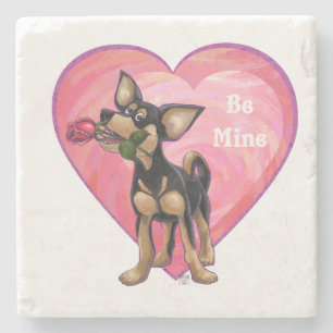 Chihuahua Valentindagen Underlägg Sten