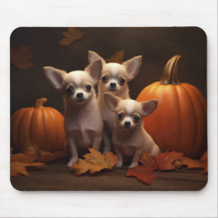 Chihuahua-valp Höstglädje Pumpa Musmatta