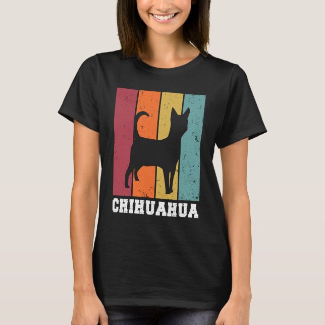 Chihuahua Vintage  2 T Shirt (Framsida)