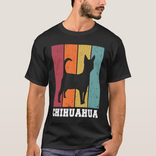 Chihuahua Vintage  2 T Shirt (Framsida)