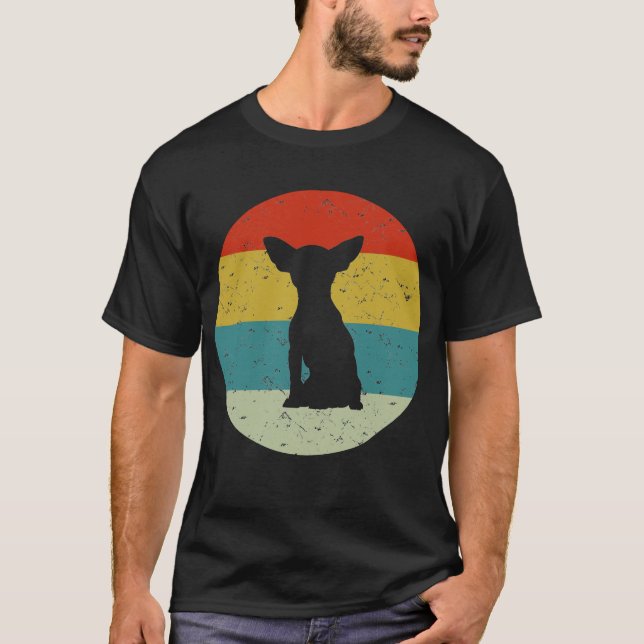 chihuahua-vintage t shirt (Framsida)