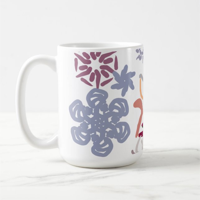 Chihuahua vinter kaffemugg (Vänster)