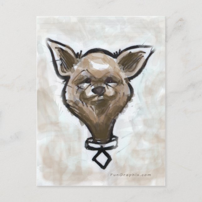 Chihuahua Vykort (Framsida)