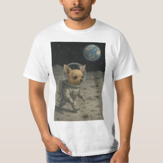 "Chihuahua Walking on the Moon" T Shirt