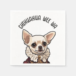 Chihuahua wee wa pappersservett