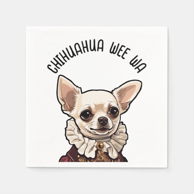 Chihuahua wee wa pappersservett (Framsidan)