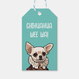 Chihuahua wee wa presentetikett