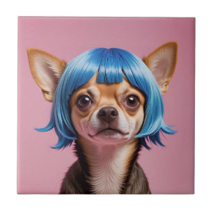Chihuahua wig kakelplatta