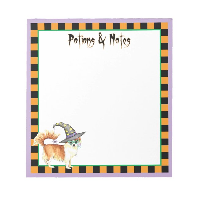 Chihuahua Witch Anteckningsblock (Framsida)