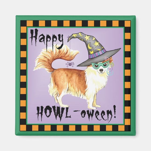 Chihuahua Witch Magnet (Framsidan)